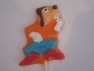 308sp Silly Dog Chocolate or Hard Candy Lollipop Mold